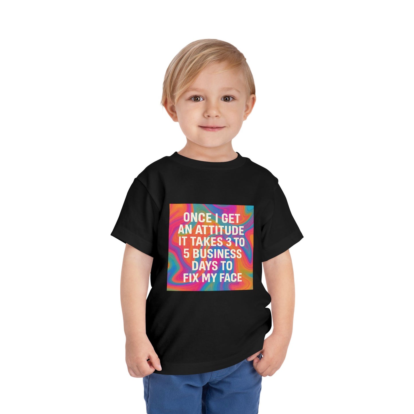 Fix My Face Toddler Unisex Short Sleeve Crewneck Tee