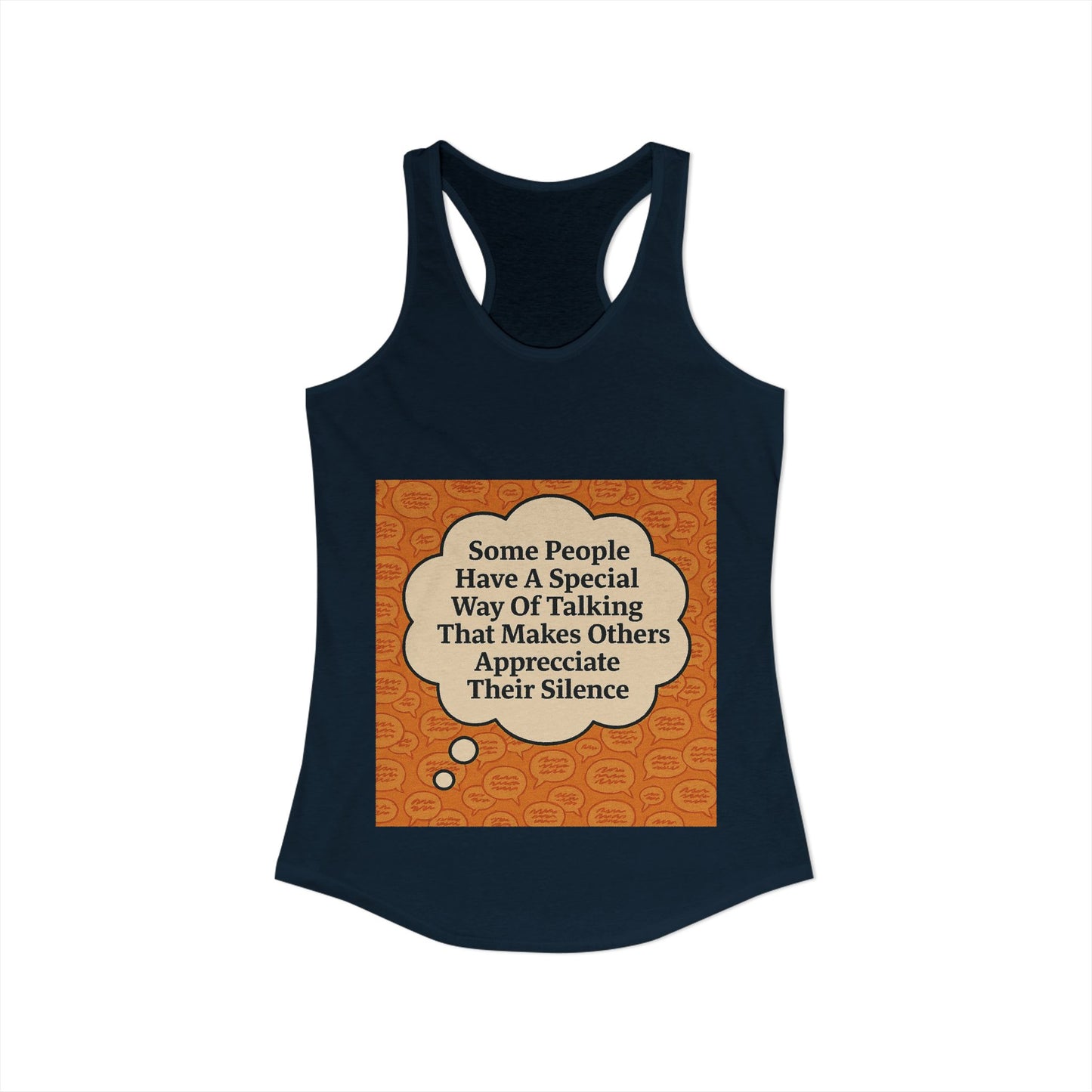 Special Way Of Talking Women's Racerback Tank