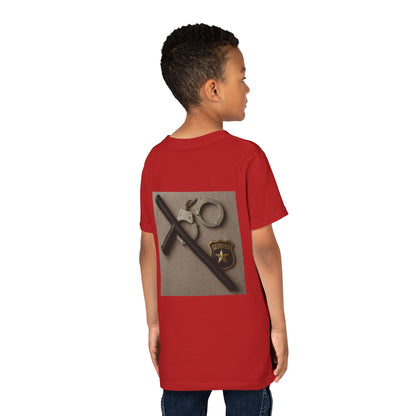Law Enforcement Appreciation Youth Unisex Short Sleeve Crewneck Tee