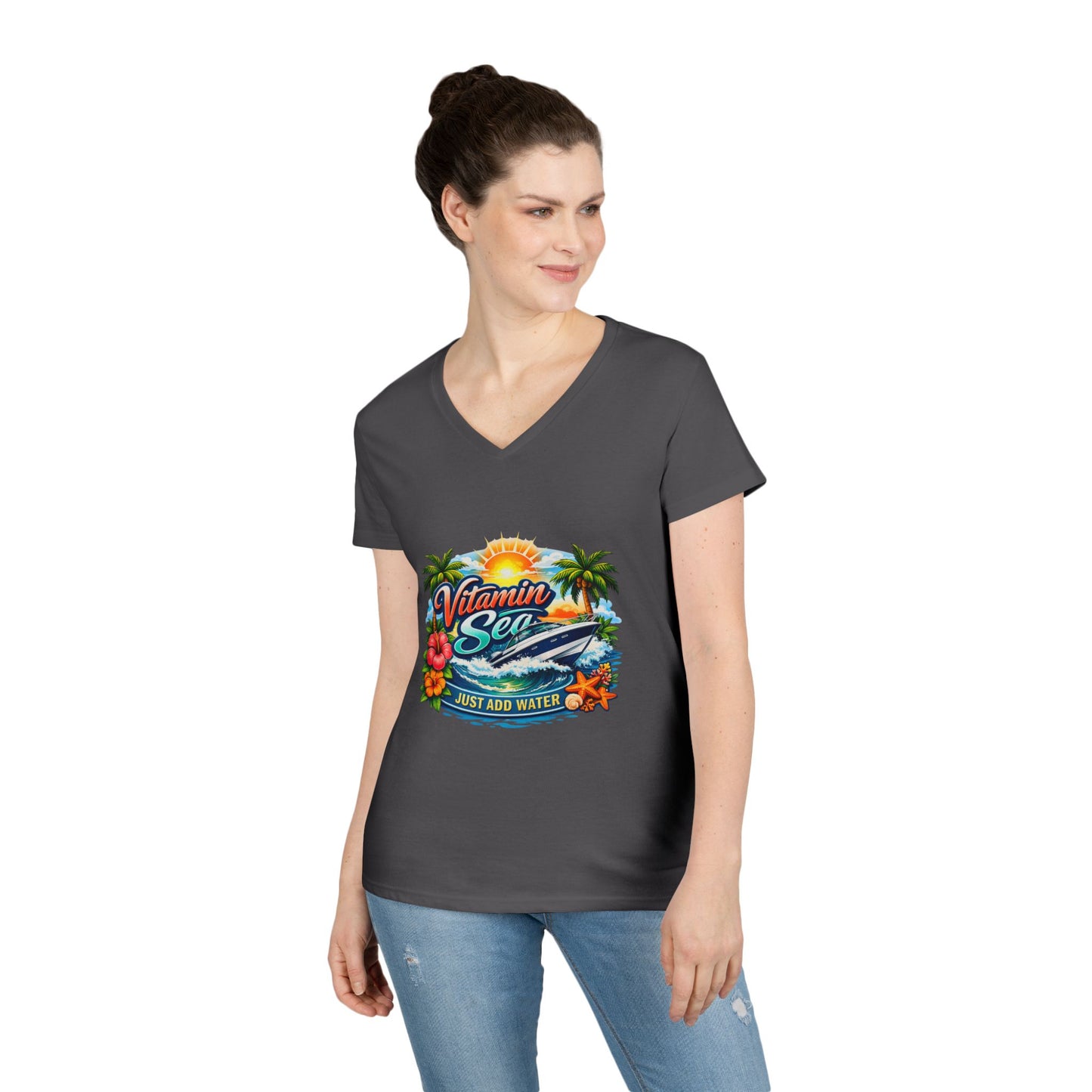 Vitamin Sea Women's V-Neck T-Shirt