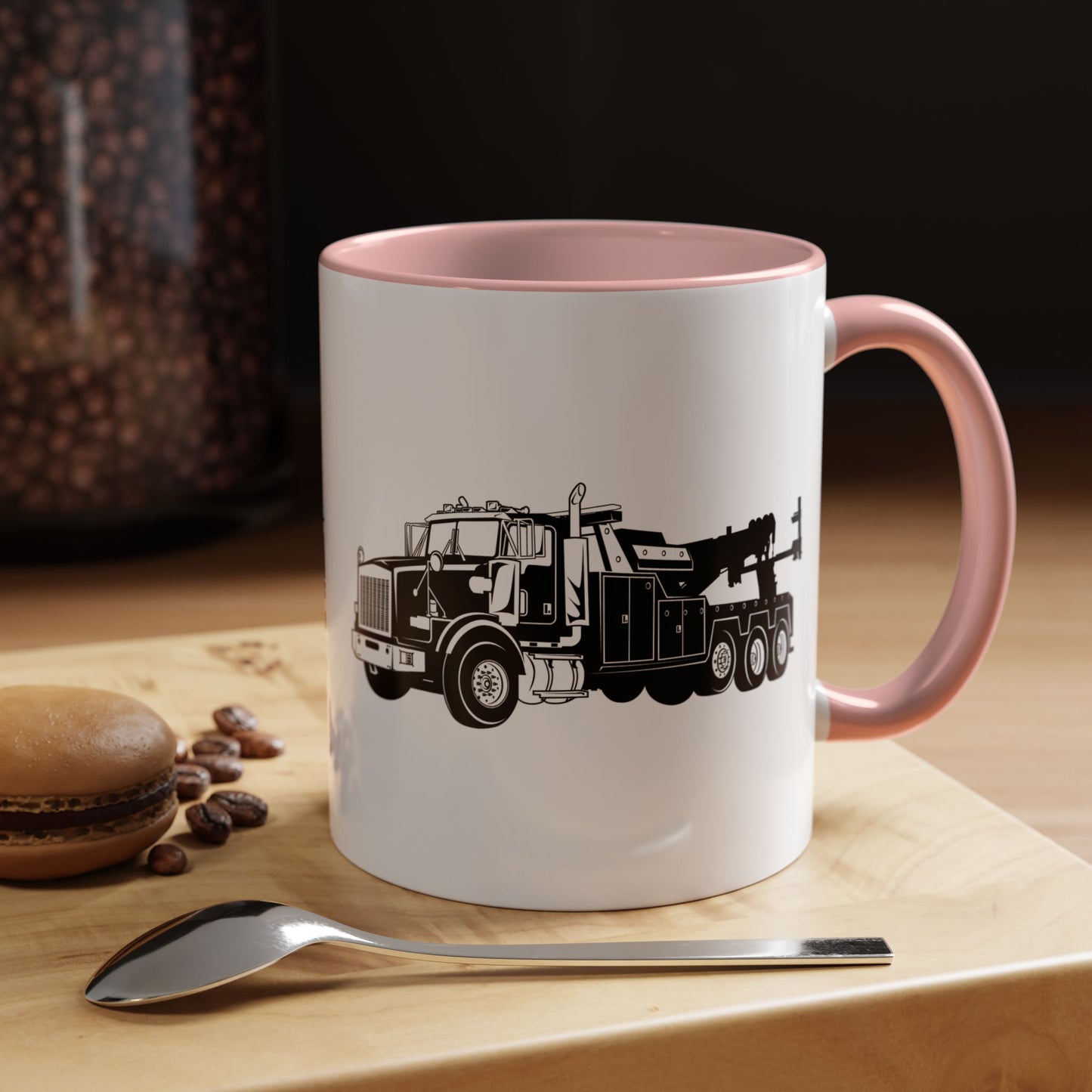 Heavy Tow Truck 2-Tone Coffee Mug