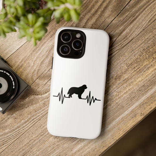 My Heart Beats For Newfies iPhone Case