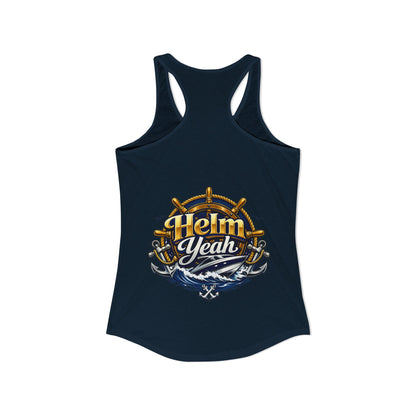 Helm Yeah Women's Racerback Tank