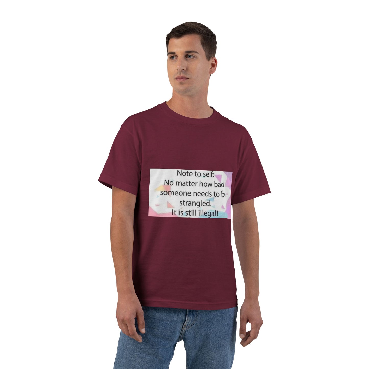 Note To Self Men's Short-Sleeve Crewneck Tee