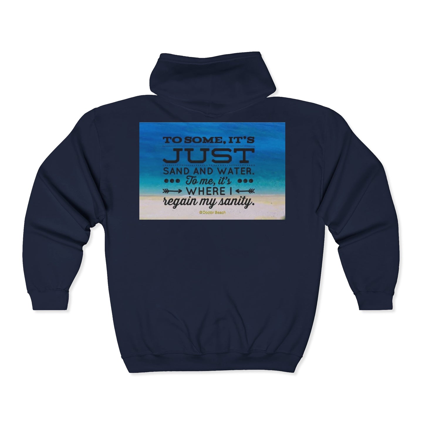 Dr. Beach Unisex Full Zip Hoodie