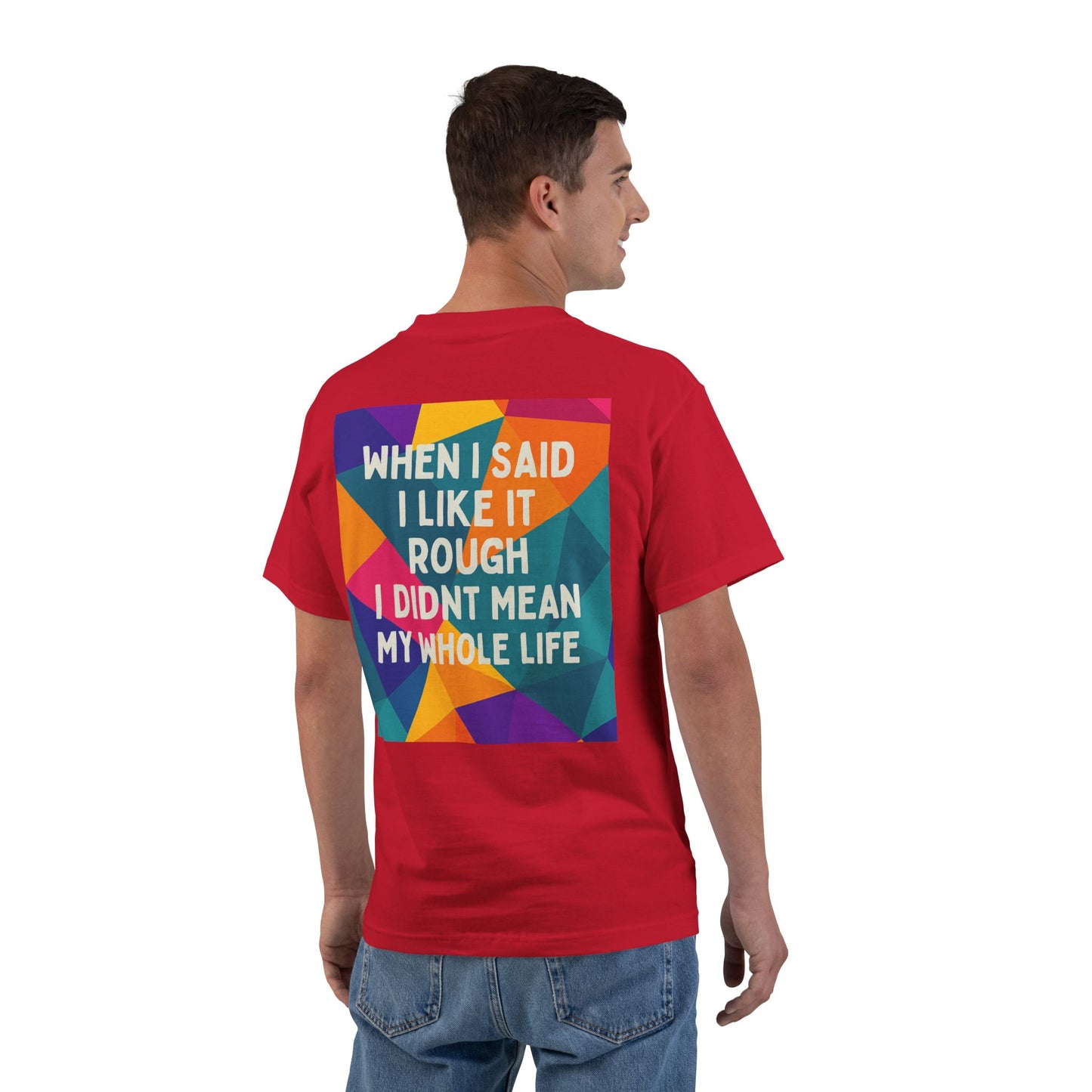 Like It Rough Men's Short-Sleeve Crewneck Tee