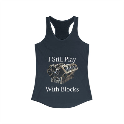 Play With Blocks Women's Racerback Tank