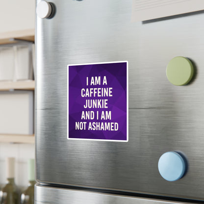 Caffeine Junkie Vinyl Decal