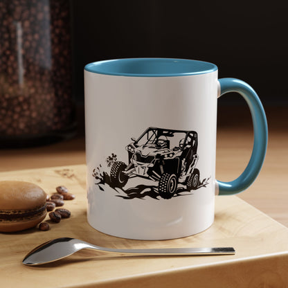 Slingin' Mud Side By Side 2-Tone Coffee Mug