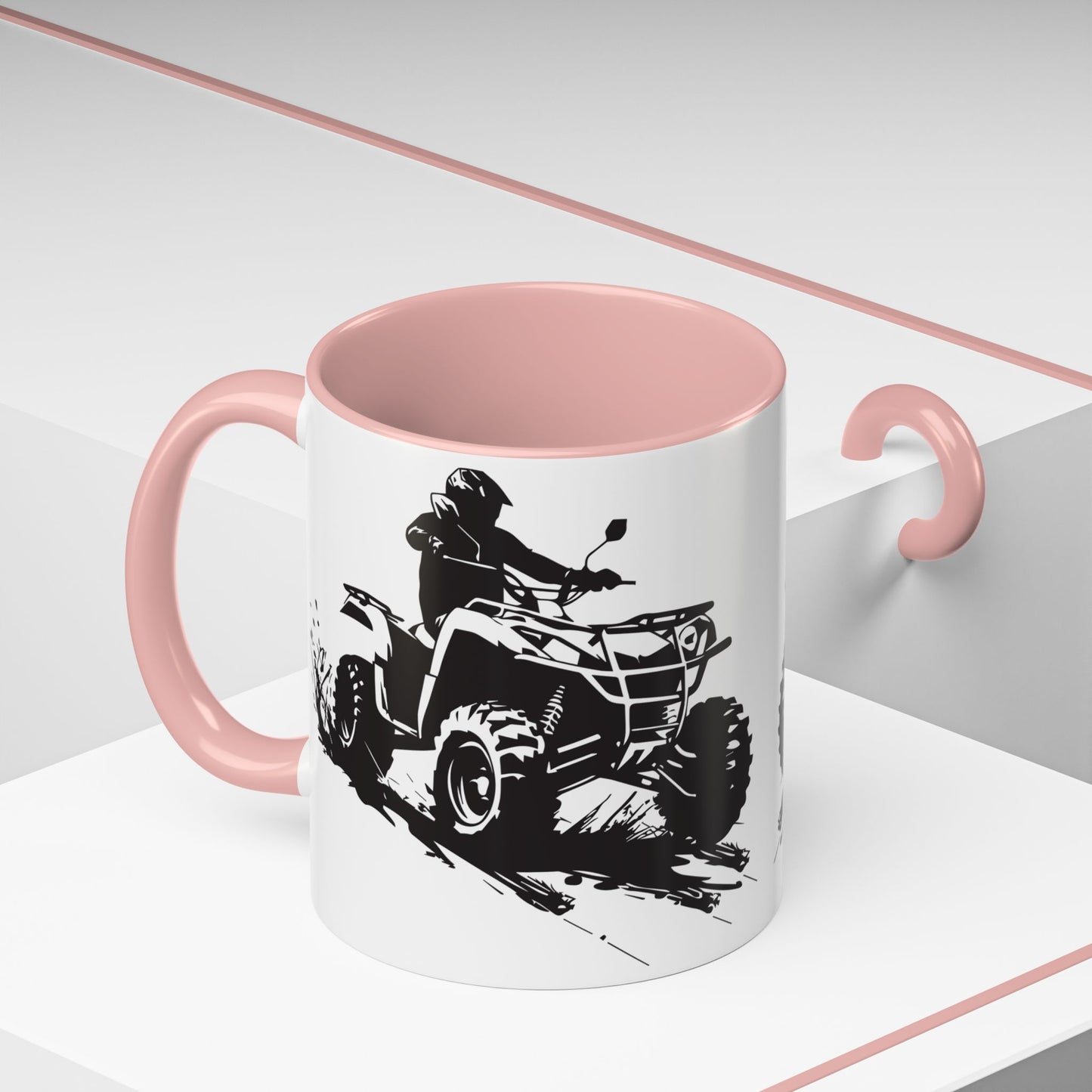 Slingin' Mud Quad 2-Tone Coffee Mug