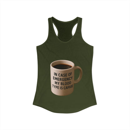 Blood Type Women's Racerback Tank