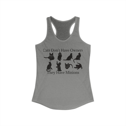 Cat Minions Women's Racerback Tank