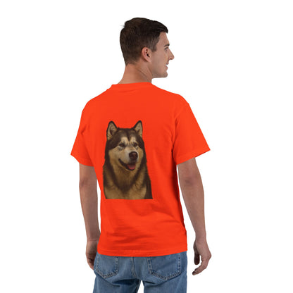 Malamute Head Men's Short-Sleeve Crewneck Tee