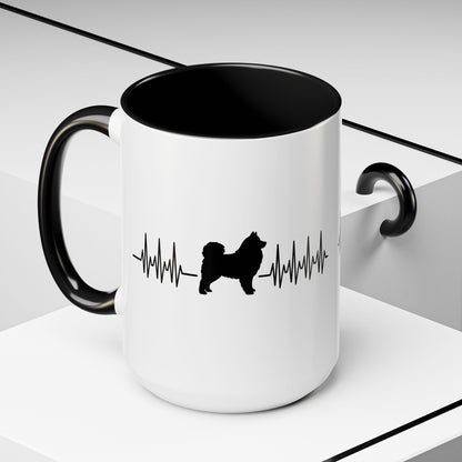 My Heart Beats For Samoyeds 2-Tone Coffee Mug