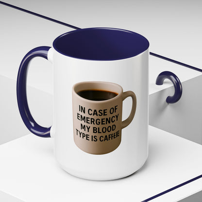 Blood Type 2-Tone Coffee Mug
