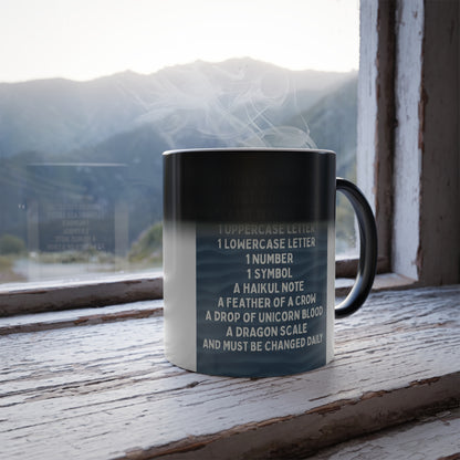 Password Color Changing Mug