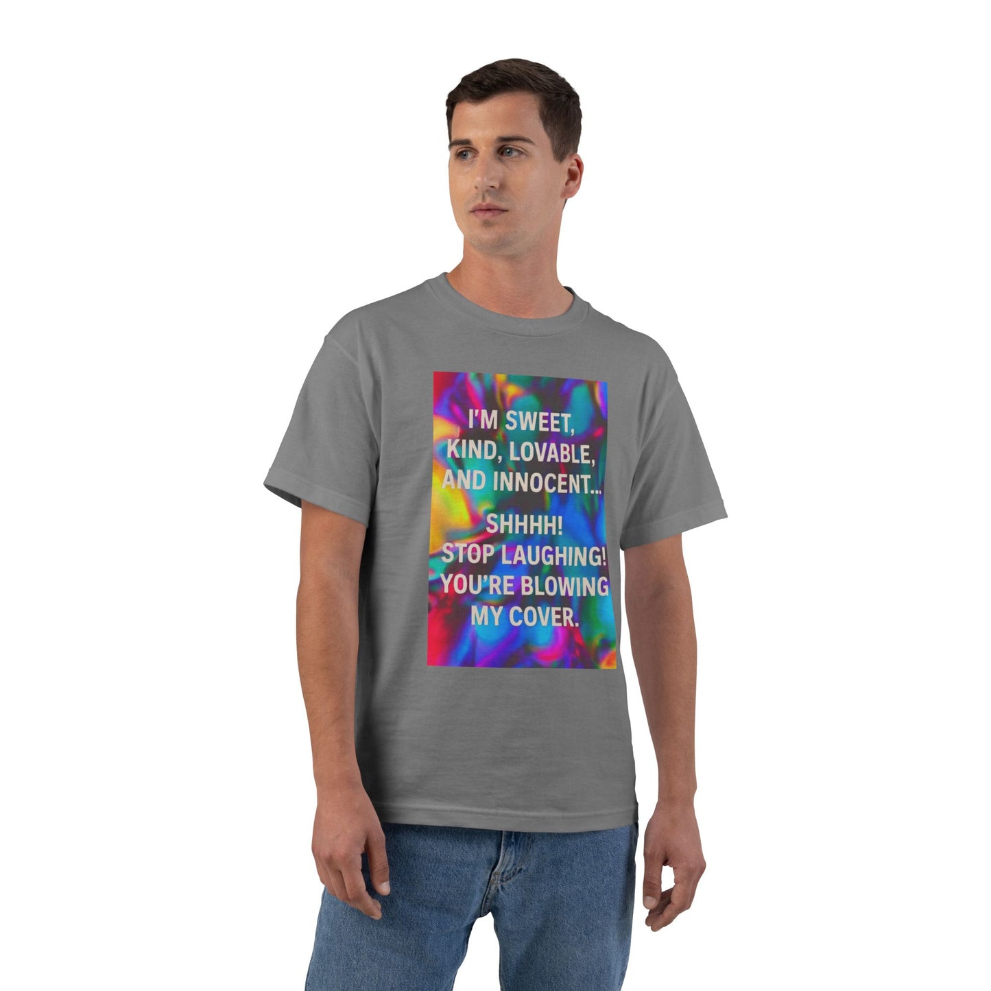 Blowing My Cover Men's Short-Sleeve Crewneck Tee