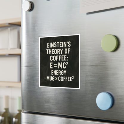 Einstein's Theory Of Coffee Vinyl Decal
