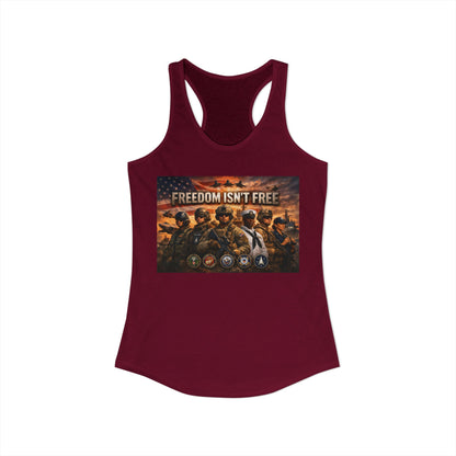 Freedom Isn't Free Women's Racerback Tank
