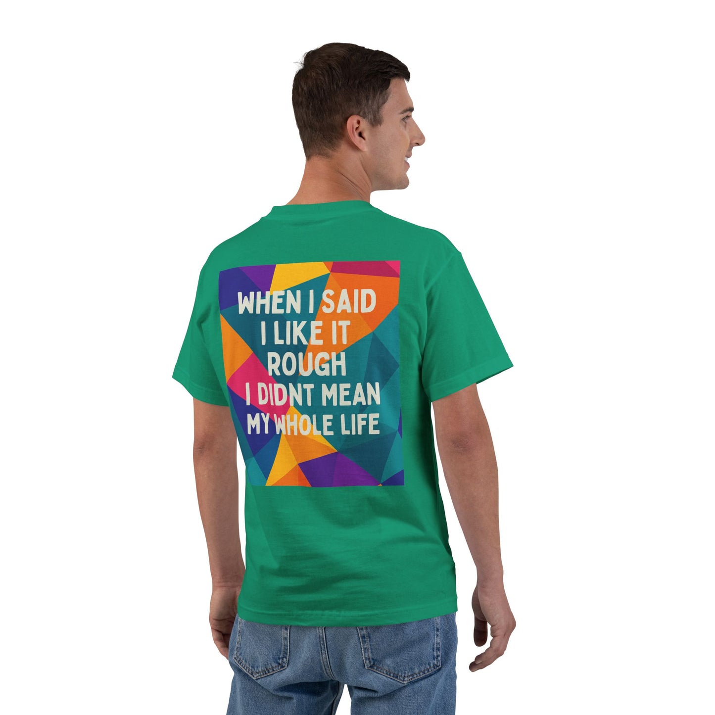 Like It Rough Men's Short-Sleeve Crewneck Tee