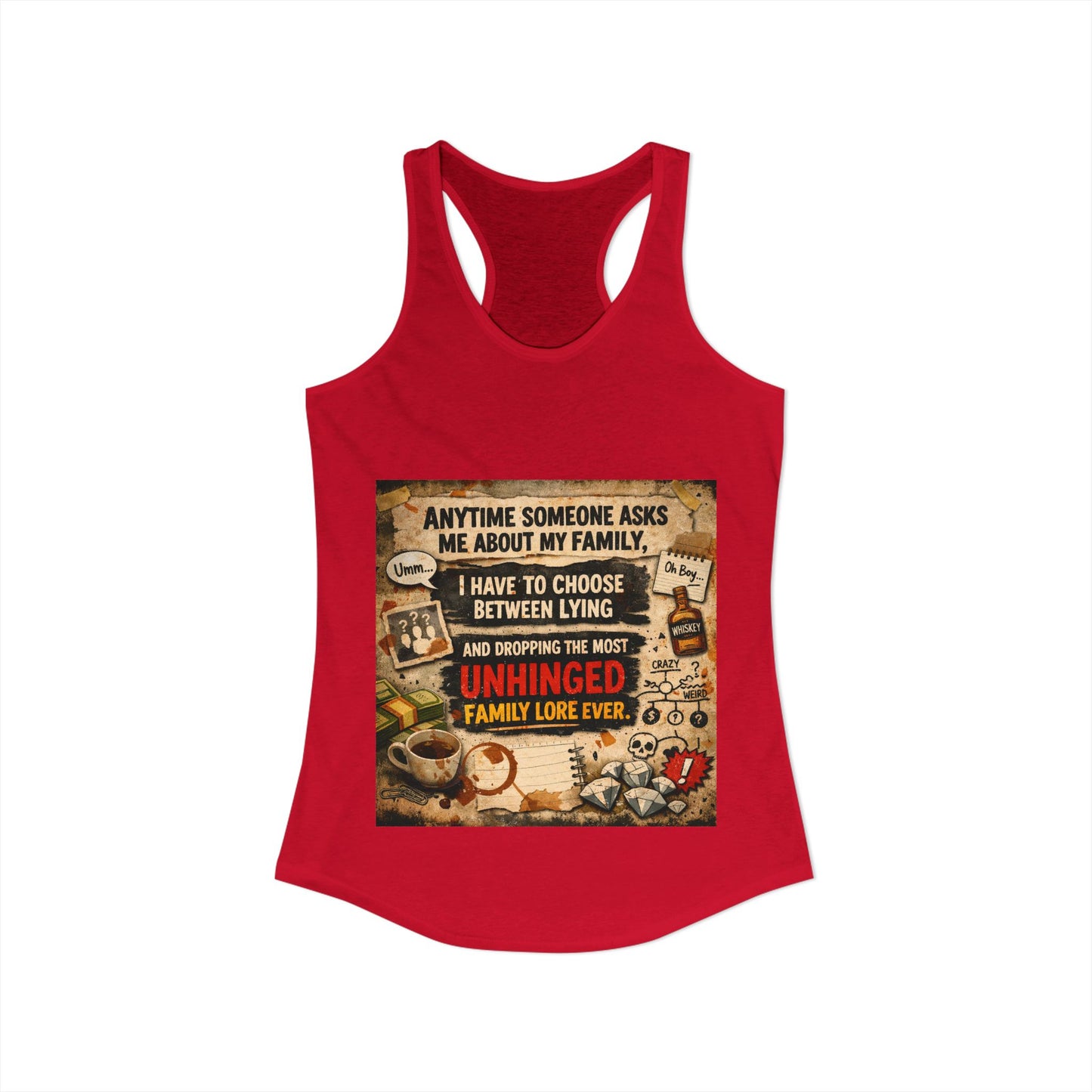 Unhinged Family Women's Racerback Tank