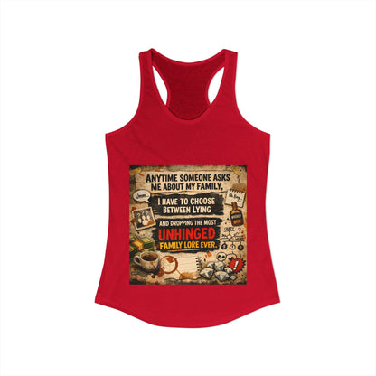 Unhinged Family Women's Racerback Tank