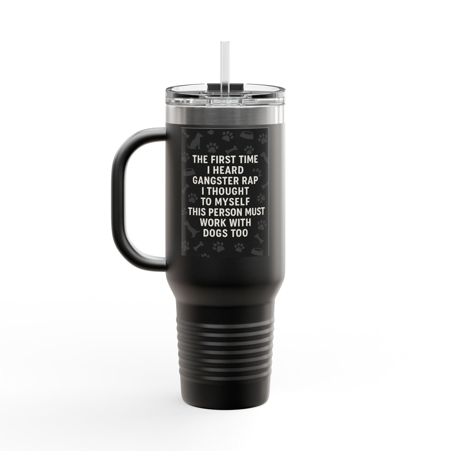 Gangster Rap Insulated Travel Mug