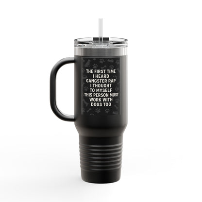 Gangster Rap Insulated Travel Mug