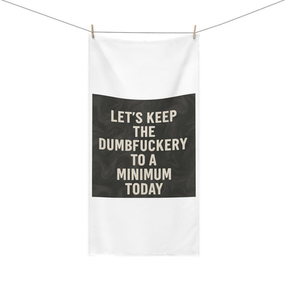 Dumbfuckery Mink-Cotton  Beach Towel