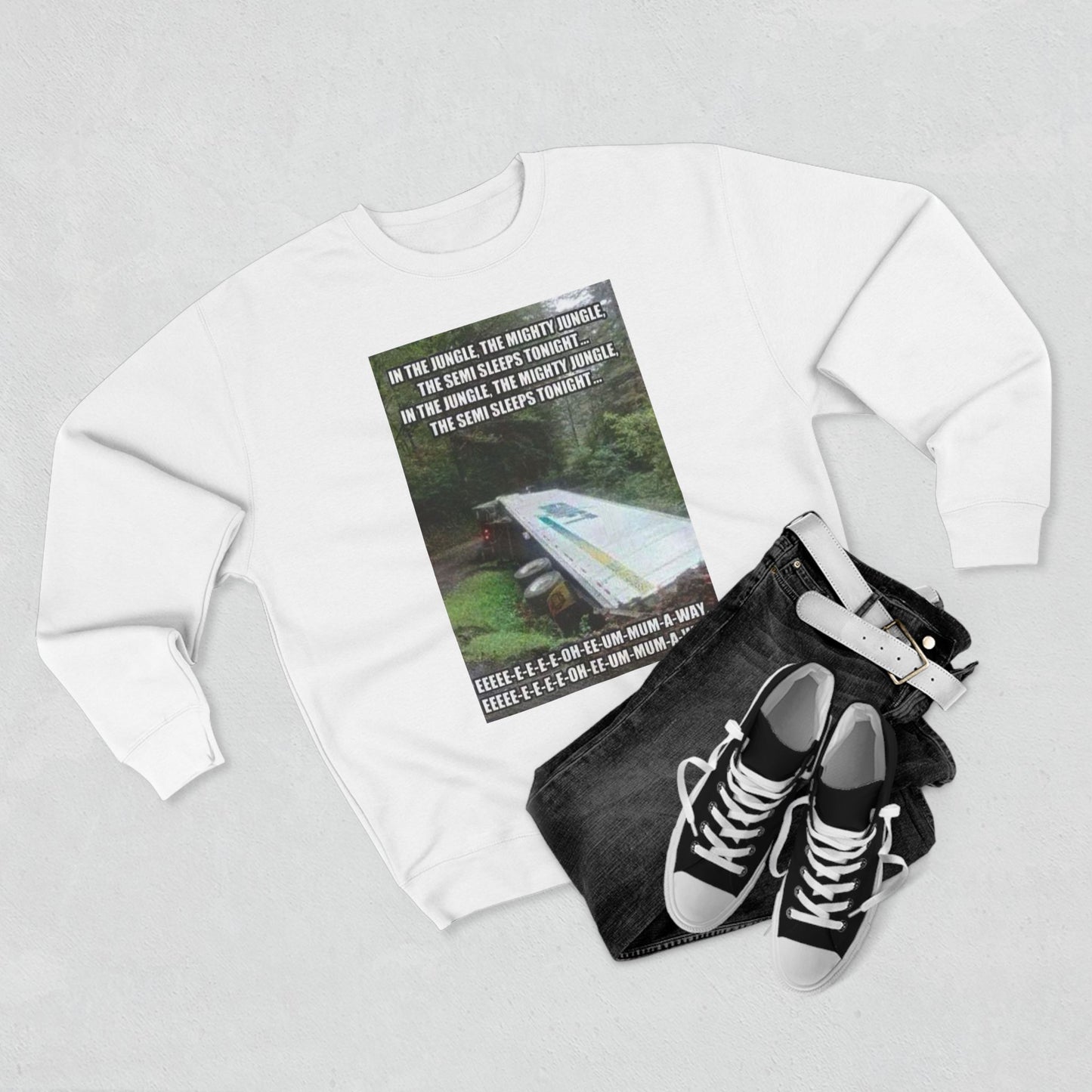 Semi Sleeps Unisex Crewneck Sweatshirt