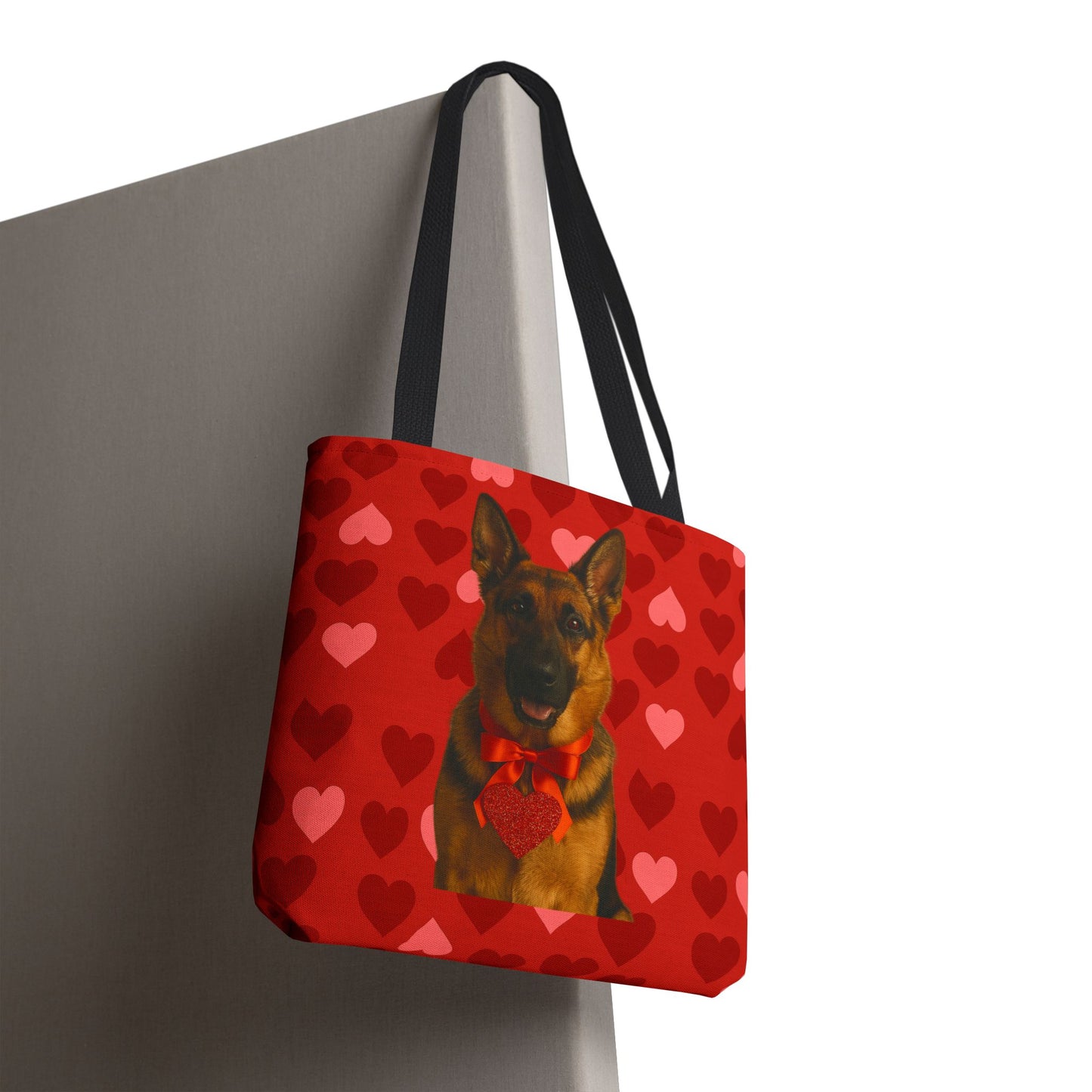 Cupid's Companion German Shepherd Tote Bag