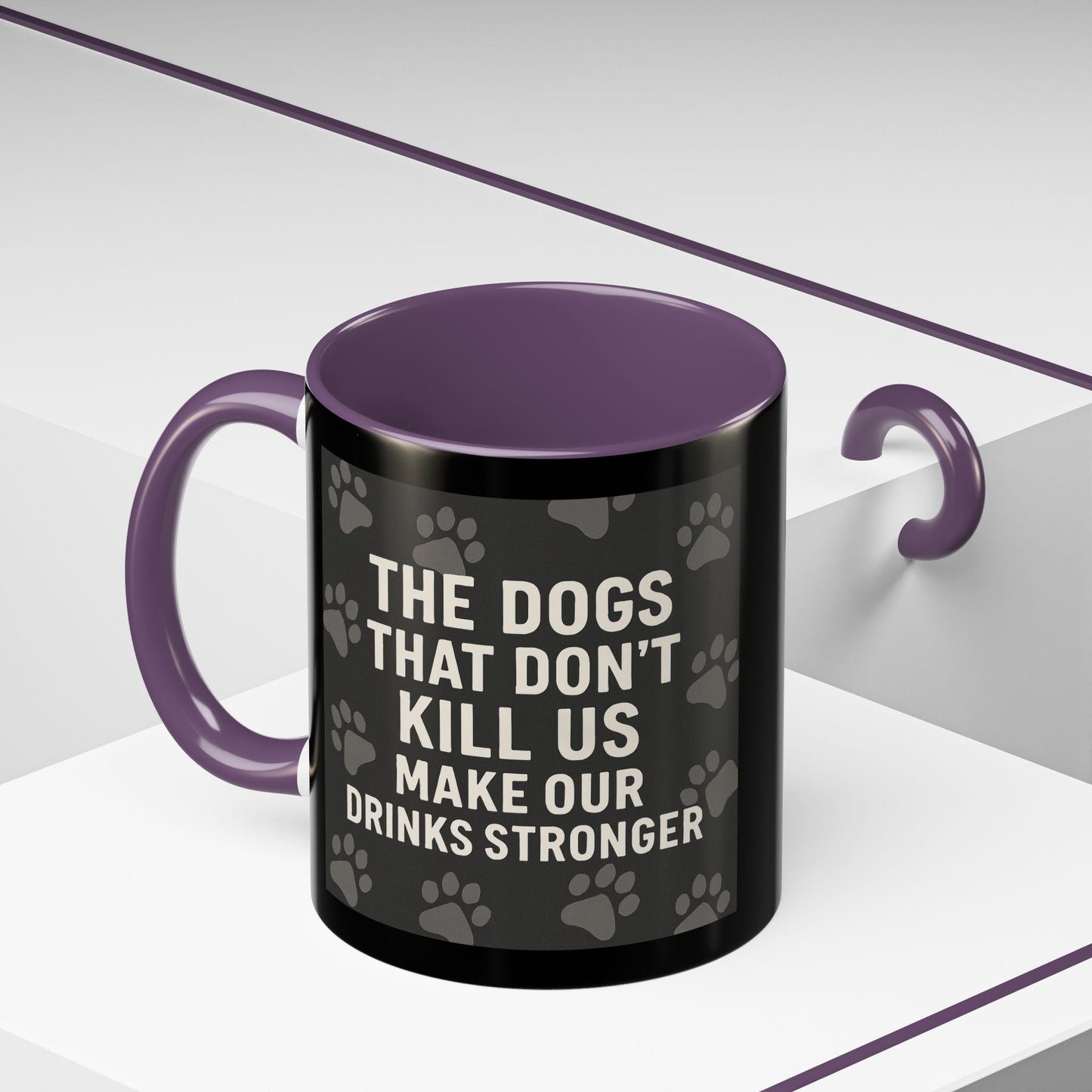 Drinks Stronger 2-Tone Coffee Mug