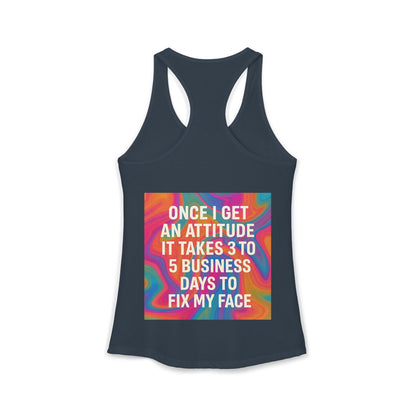Fix My Face Women's Racerback Tank