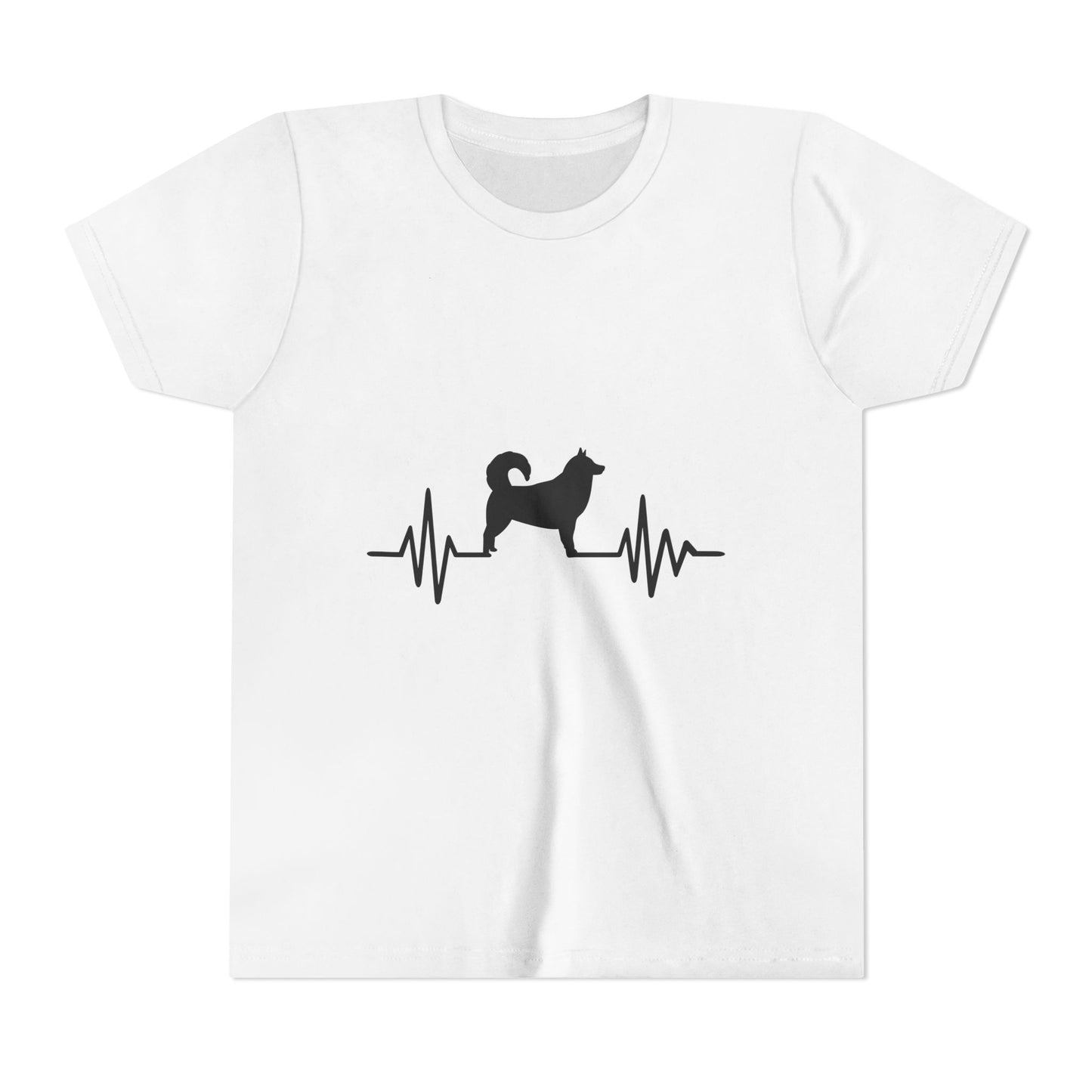My Heart Beats For Malamutes Youth Unisex Short Sleeve Crewneck Tee