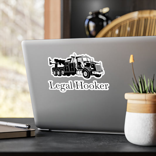 Legal H**ker Heavy Tow Truck Vinyl Decal