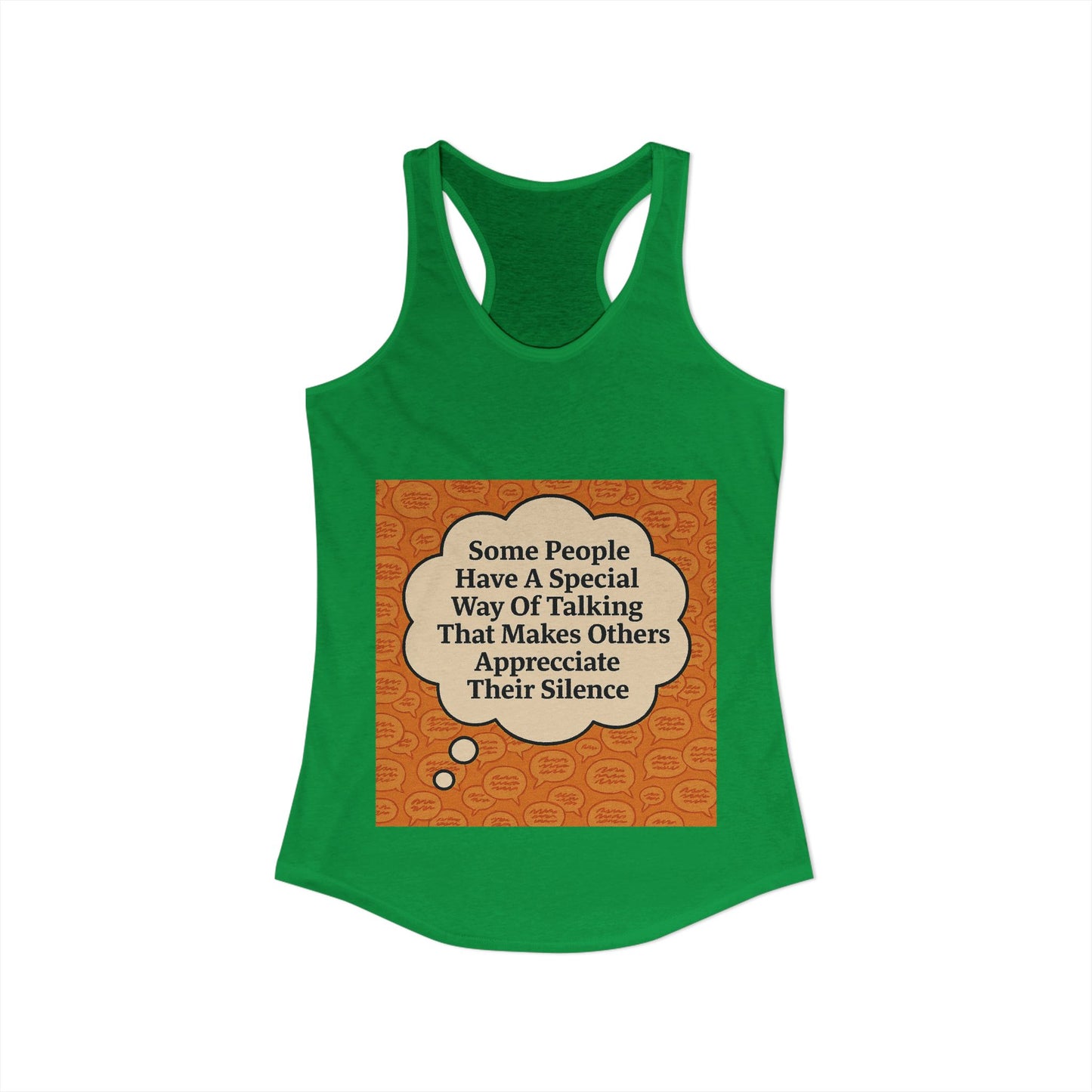 Special Way Of Talking Women's Racerback Tank