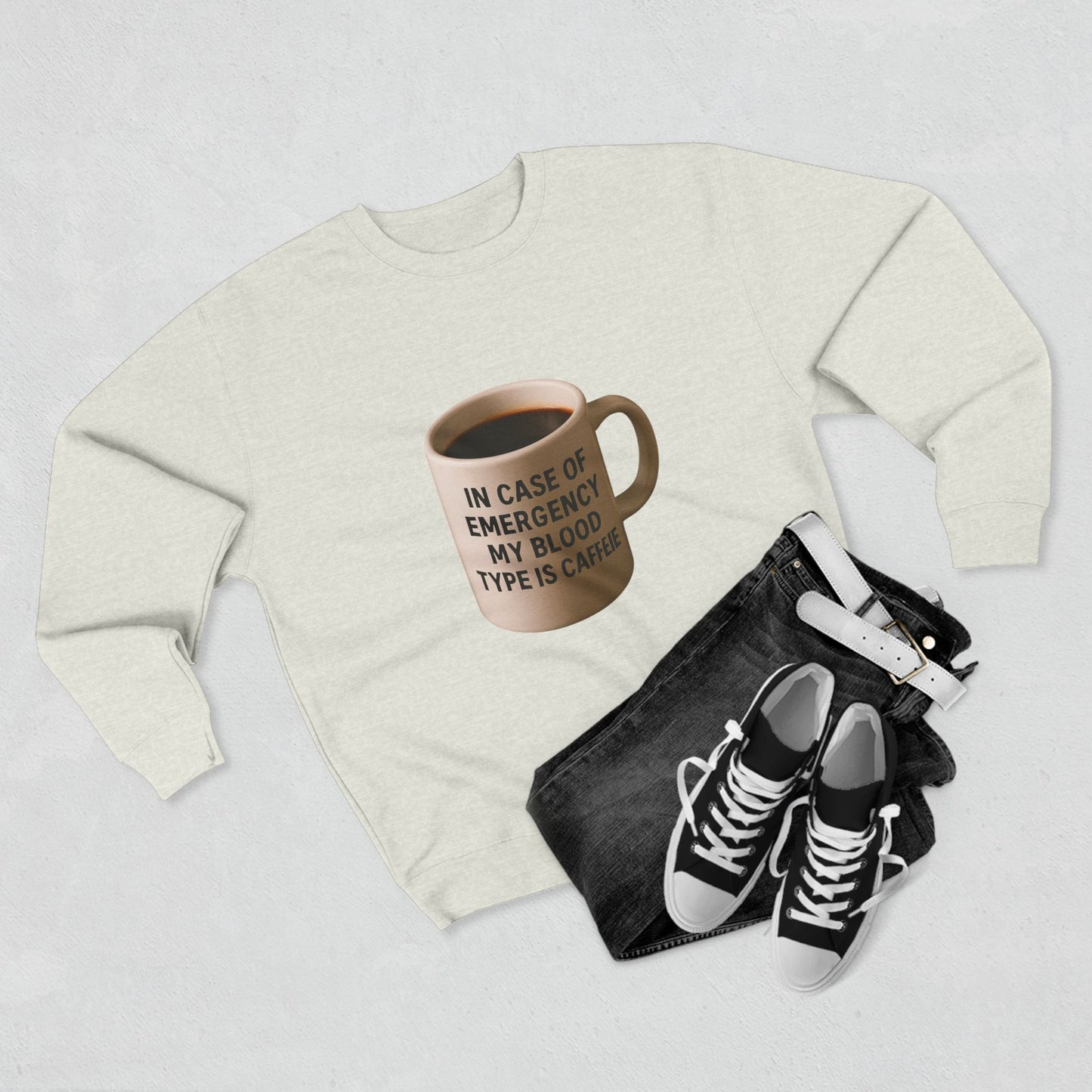 Blood Type Unisex Crewneck Sweatshirt