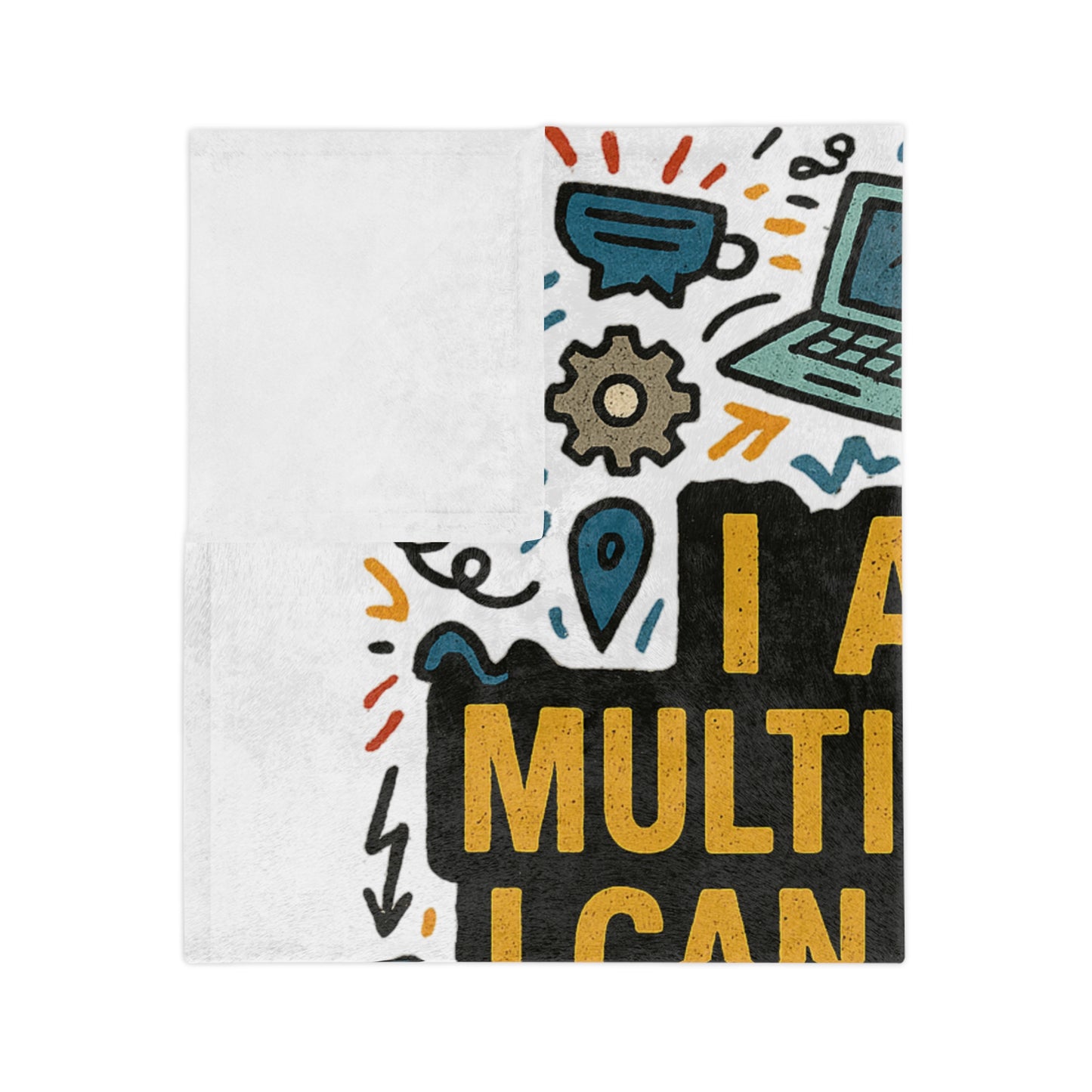 Multi-Tasker Velveteen Microfiber Blanket