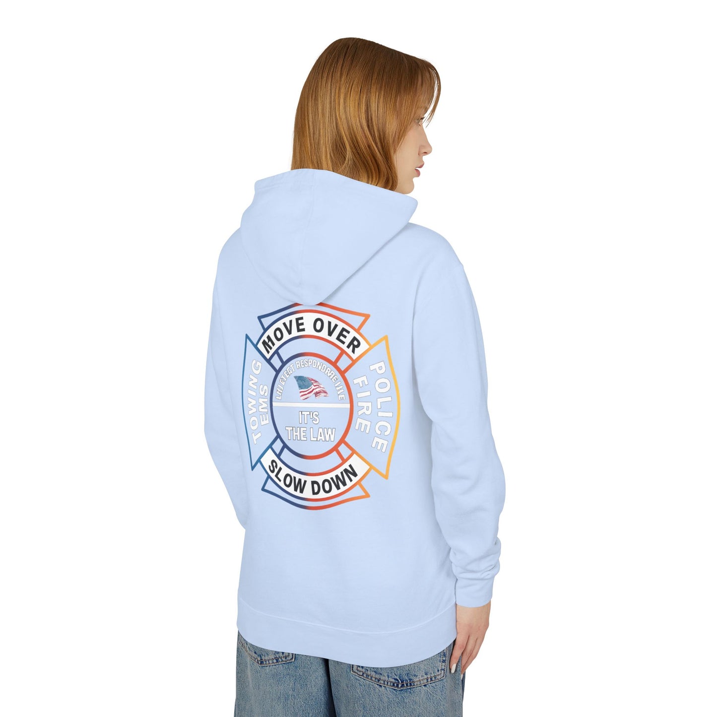 Let First Responders Live Unisex Lightweight Hoodie
