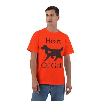 Heart Of Gold Men's Short-Sleeve Crewneck Tee