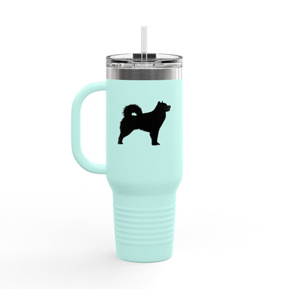 Malamute Silhouette Insulated Travel Mug