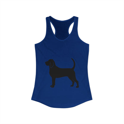 Bloodhound Silhouette Women's Racerback Tank