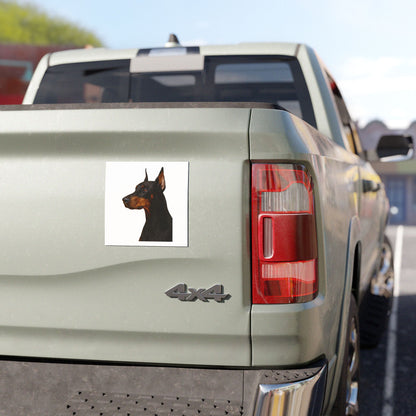 Doberman Head Indoor/Outdoor Magnet