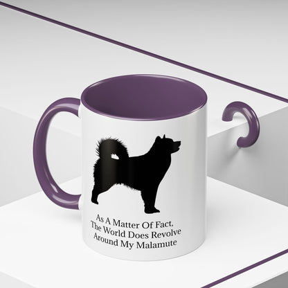 Matter Of Fact Malamute 2-Tone Coffee Mug