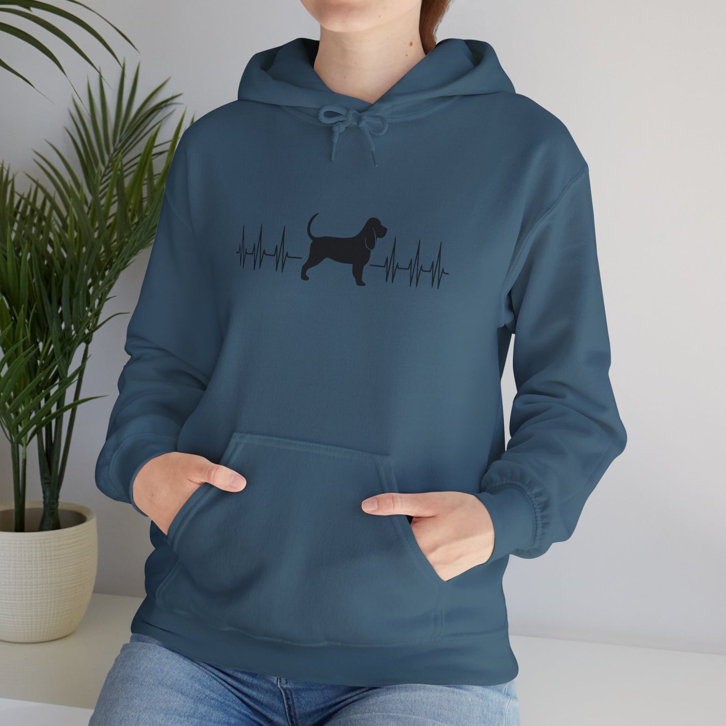 My Heart Beats For Bloodhounds Unisex Hoodie