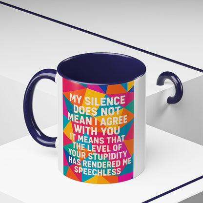 Speechless 2-Tone Coffee Mug