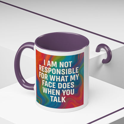 When You Talk 2-Tone Coffee Mug
