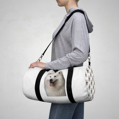 Samoyed Head Duffel Bag