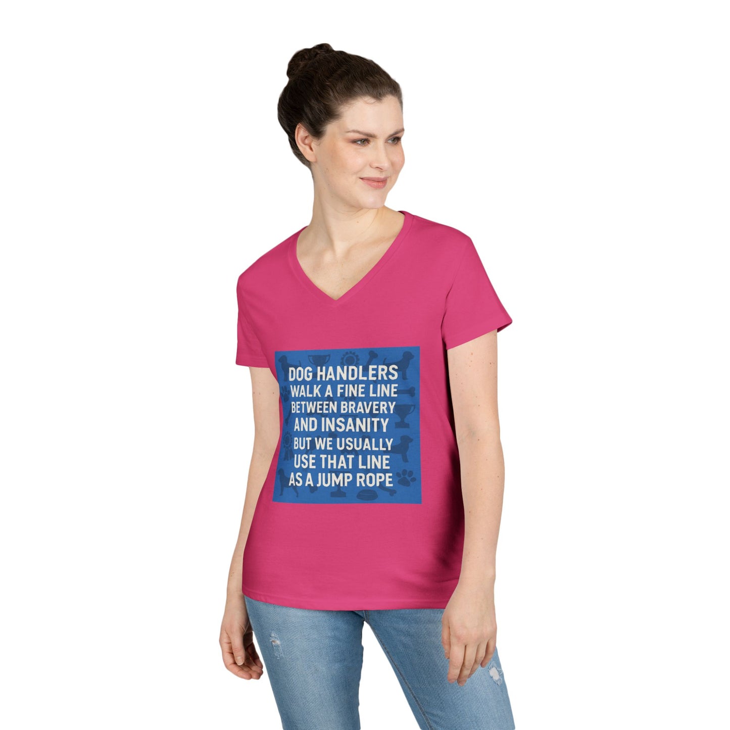 Jump Rope Women's V-Neck T-Shirt