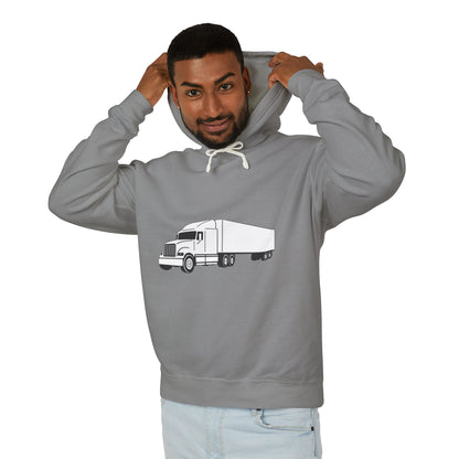 Semi Truck Unisex Lightweight Hoodie